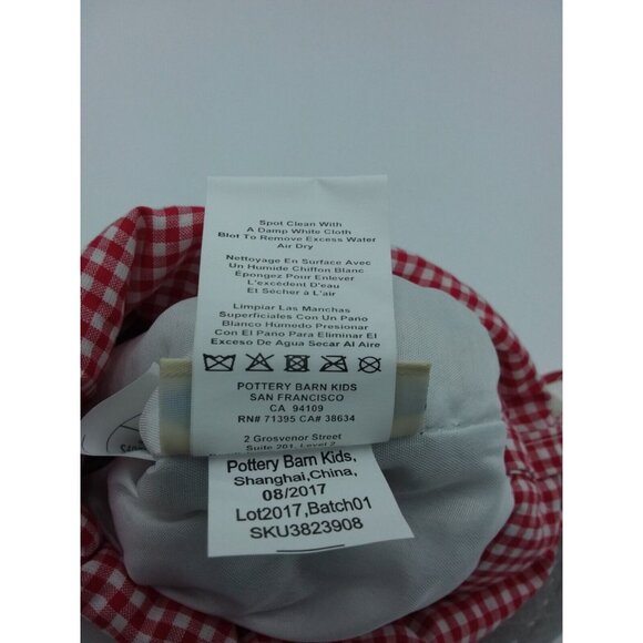 Pottery Barn Kids Maverick Stocking Santa & Sleigh Holiday Christmas Quilted - Picture 7 of 8